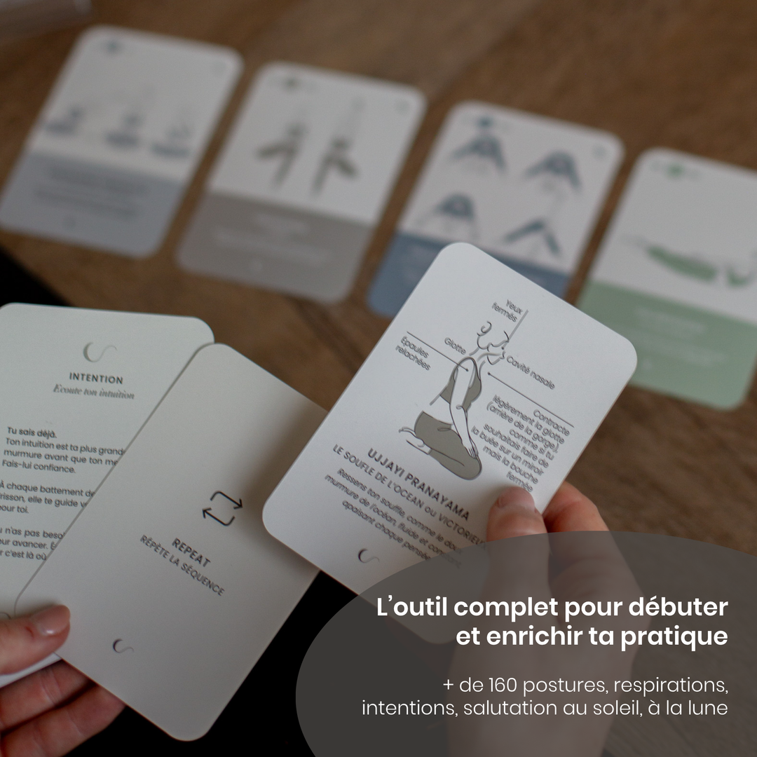 Cartes de yoga & journaling