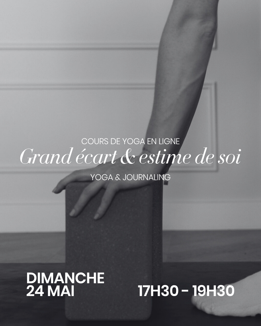 Cours de yoga en ligne - Dimanche 24 mai 2026 - 2H