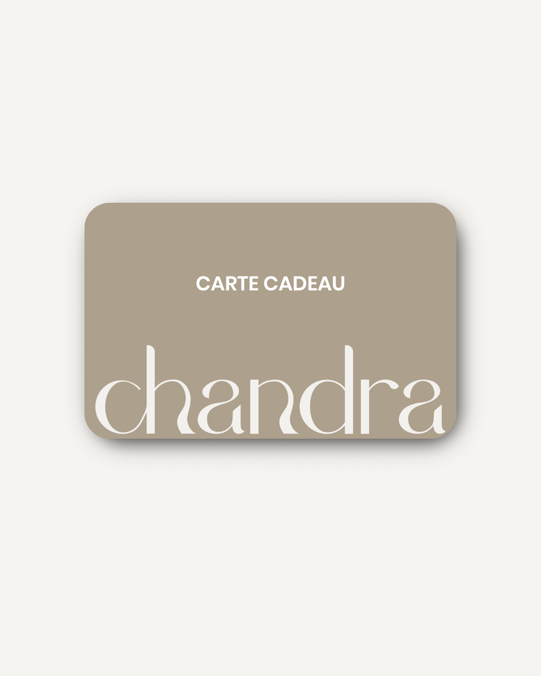 Carte-cadeau Maison Chandra